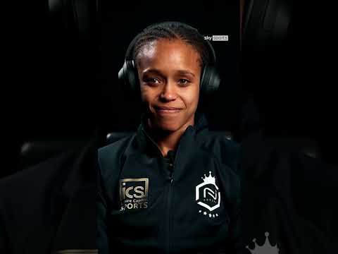 Natasha Jonas listens to an emotional message from her grandma