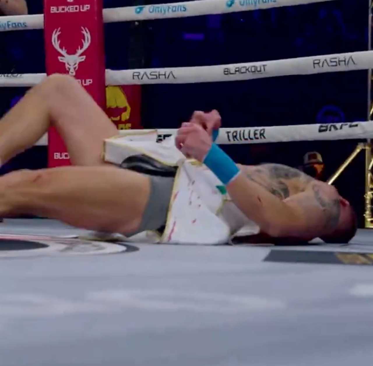 Boxer Left Shaking on the Floor After Brutal KO