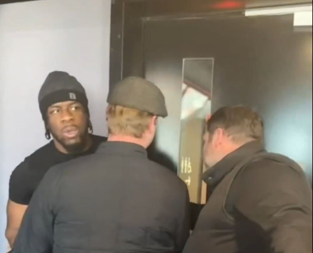 Explosive Altercation Between David Adeleye & Jeamie TKV Ahead of Joe Joyce Undercard Fight