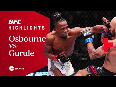 SENT FLYING AFTER BRUTAL TKO! 😵  Ode Osbourne vs. Luis Gurule  UFC Fight Night Highlights