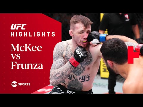 GRUESOME AND BLOODY SHOWDOWN! 🩸  Rhys McKee vs. Daniel Frunza  UFC Fight Night Highlights