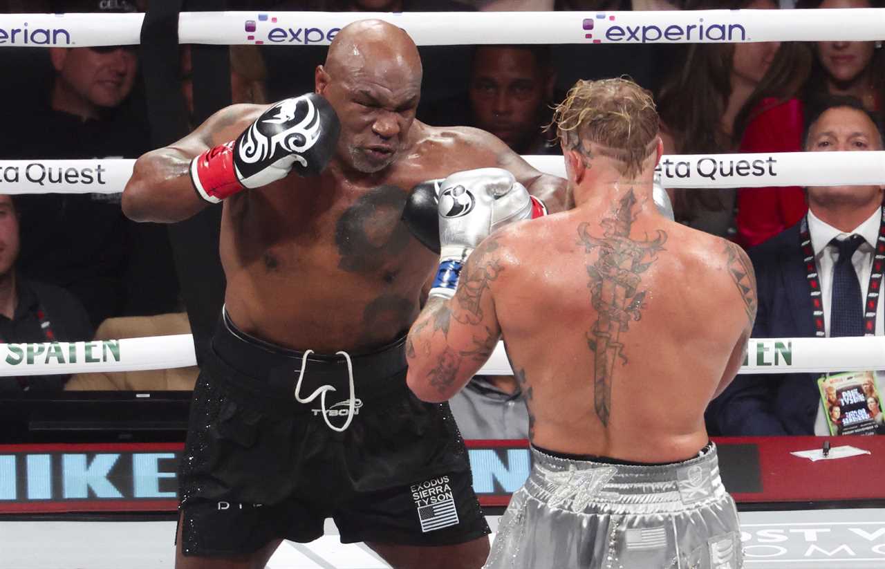 Mike Tyson, 58, ‘fighting his accountant’ as he gives update on net worth months after earning £15m for Jake Paul bout