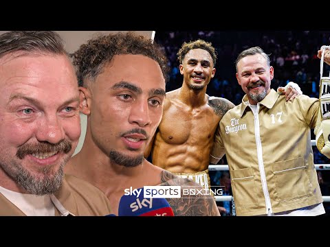 He can do everything in boxing 📈  Ben Whittaker and Andy Lee react to DESTRUCTIVE victory