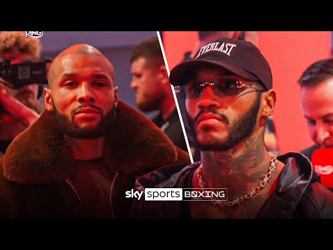 Chris Eubank Jr and Conor Benn FACE OFF for the first time this fight week 👀