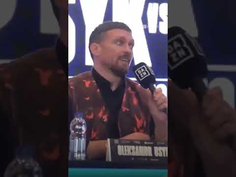 You've heard of the Oscars, right? 👀 Don Charles and Oleksandr Usyk exchange words 🗣️  #boxing