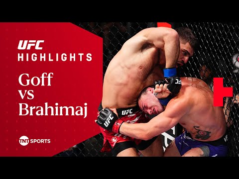 NASTY GUILLOTINE CHOKE 😰  Billy Ray Goff vs Ramiz Brahimaj  UFC Fight Night Highlights